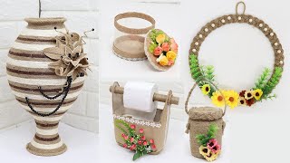 5 Jute craft ideas | Home decorating ideas handmade | Diy bigboom