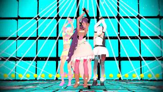 MMD Good Luck  {higure kakou,  Aimi Hibiki, Hanami hoshino}