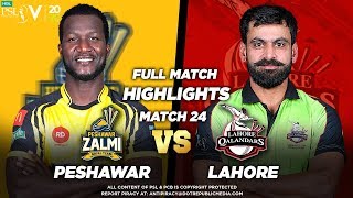 Lahore Qalandars Vs Peshawar Zalmi | Full Match Highlights | Match 24 | HBL PSL 5 | 2020 | MB1