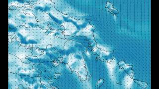 Wind 10m for 170328 cycle 00