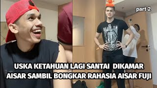 Uska ketahuan live dikamar aisar, sambil bongkar rahasia aisar mau undangan bareng fuji