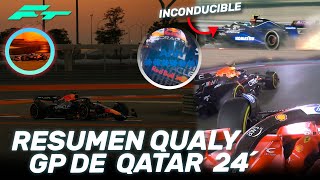 LECLERC DESTROZA a CHECO PEREZ, a COLAPINTO un INCONDUCIBLE FW46 – RESUMEN QUALY GP QATAR F1 2024