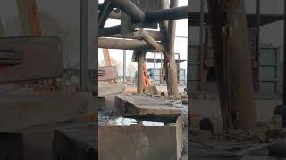 Dangerous Giant Heavy Duty Hammer Forging Process, Fast Extreme Ring Forging Rolling Process