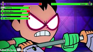 Teen Titans Go To The Movies 2018 Final Battle With Healthbars 12