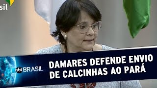 Damares diz que envio de peças íntimas ao Pará pode evitar abusos sexuais | SBT Brasil (25/07/19)