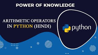 Arithmetic Operators in Python 3.7 (Hindi)