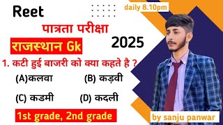 रीट पात्रता परीक्षा 2025 rajasthan gk online classes | rajasthan gk reet classes | reet Patrata