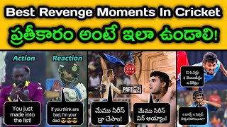 Top 5 Best Revenge Moments In Cricket  History Telugu | Part 2 | Kohli vs Williams | GBB Studios