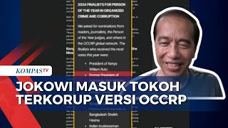 Respons soal Dirinya Masuk Jadi Tokoh Korup Versi OCCRP, Jokowi: Buktikan