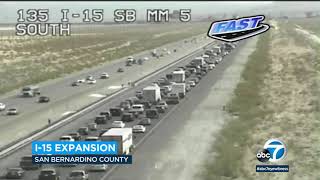 Las Vegas traffic: Vegas drive time to improve under 15 Freeway project, Newsom says | ABC7
