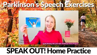 Parkinson's Speech Exercises: EXERCISE