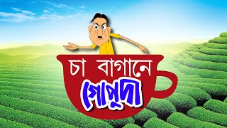 CHA BAGANE GOPUDA | Bangla Cartoon | Comedy Animation | Bengali Animation | Rupkothar Golpo| toyztv