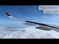 Virgin Atlantic Airbus A350-1000 FIRST approach and landing at New York JFK