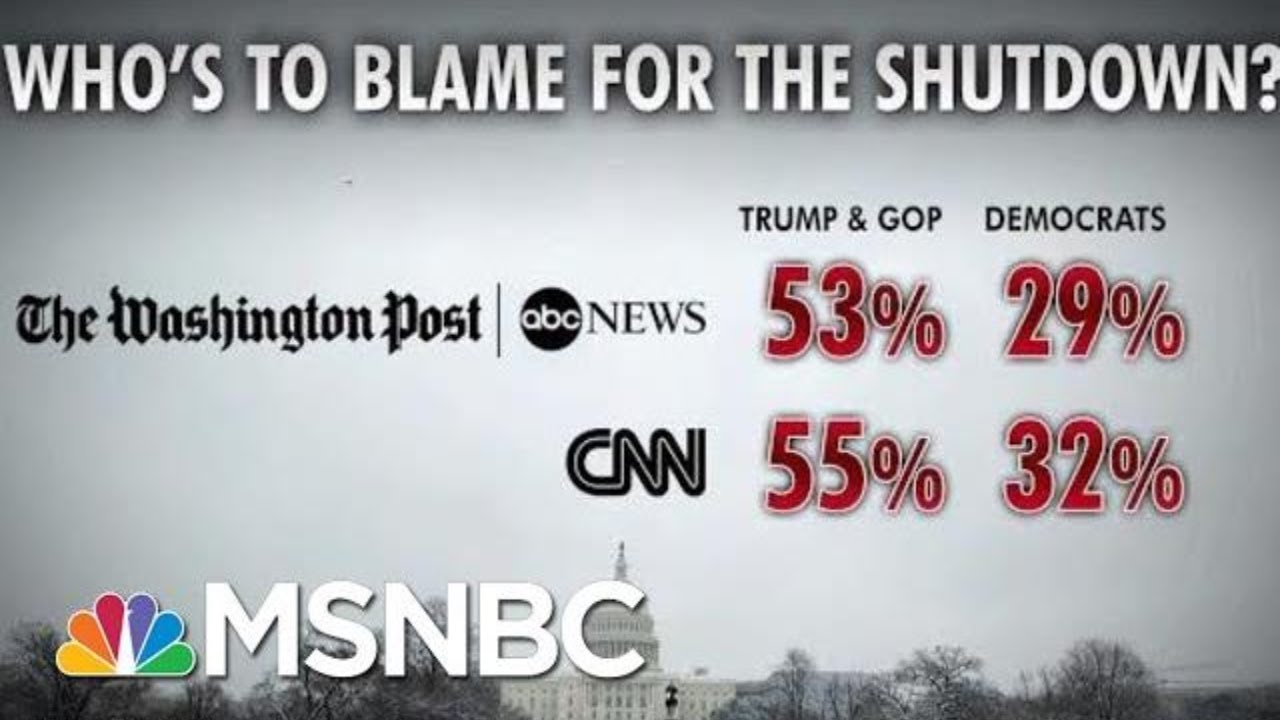 Most Americans Blame President Donald Trump, GOP For Shutdown: Polls ...