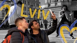 Discover Ukraine with an Indian Guy in 2023 |  LVIV Walking Tour in April #travelukraine #lviv