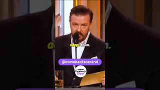 Ricky Gervais ROASTS Brad Pitt and Kevin Hart