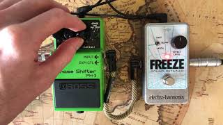 BOSS PH-3 | Phaser before and after distortion