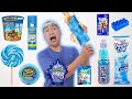 MAKAN  SERBA BIRU | Mukbang Blue Food | One Color Food | Chocolate Dessert