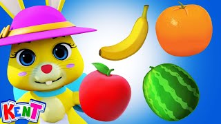 The Fruit Song | Learn Fruits For Kids | Nursery Rhymes & Kids Songs | Kent The Elephant