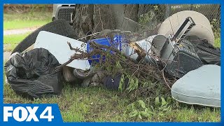 Dallas residents irritated with bulk trash collection delays across the city