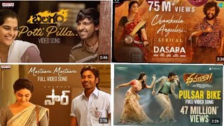 best movie songs in 2023. trending songs in Telugu DJ remix