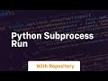 python subprocess run