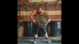 Heavy Natural Stone Lifting - Garage Gym