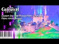 Down by the Forgotten Gardens 「Simulanka OST」- Genshin Impact Piano Tutorial & Sheet Music