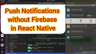 Push Notification | without firebase | React Native Push Notification