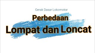 perbedaan lompat dan loncat