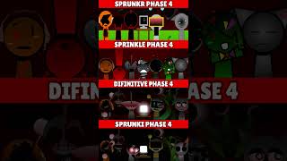 Incredibox Sprunki Sprunkr Phase 4 VS Sprinkle VS Difinitive VS Sprunki *HORROR MIX VERSION*