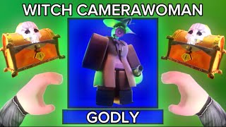 NEW WITCH CAMERAWOMAN OP?! (Toilet Tower Defense) (Roblox Malaysia)