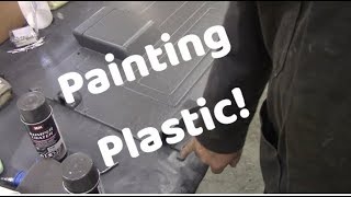 Restoring Land Rover plastic and vinyl parts using SEM plastic paint with great results!