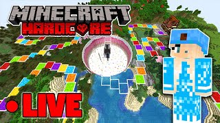 Hardcore Minecraft LIVE - Witch Farm MEGABUILD work (18.7k+ day world)