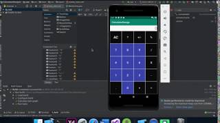 Designing and Implementing Calculator using Java Android Studio Part - 2 | By Sandeep Reddy Pulusani
