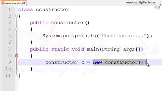 What is Constructor in JAVA | Learn JAVA with practical examples | Vineet Agarwal
