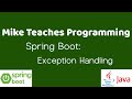 Spring Boot - Exception Handling | Beginners