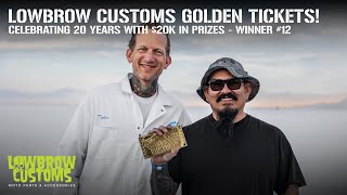 Winner #12 Lowbrow Golden Ticket Randomly Selected At World Of Speed on The Bonneville Salt Flats