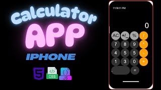 How to Build a Calculator Using HTML CSS and JavaScript | Calculator App