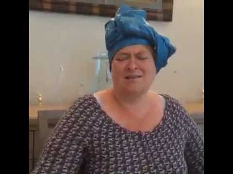 WHITE WOMAN MIMICS PATIENCE JONATHAN THERE IS GOD O