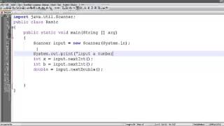 Java Tutorial 3 - User Input
