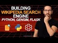 Build a Wikipedia Search Engine in Python | Full Project with Gensim, TF-IDF, and Flask