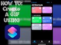 HOW TO CREATE GIFs | iPhone TRICK viral on TikTok | tutorial apple shortcuts