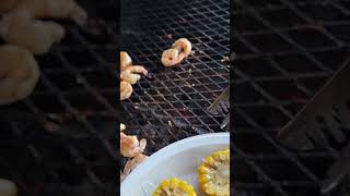 grilled shrimp on the barbie outback