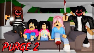 THE PURGE 2 🩸😰 (Brookhaven Horror Movie) Voiced Roleplay