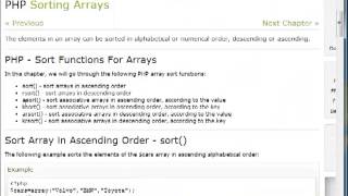 10 PHP Sorting Arrays