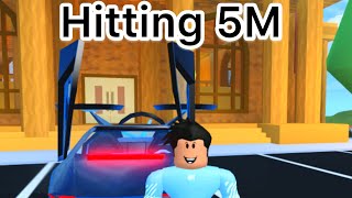 Hitting 5M in jailbreak | ROBLOX