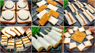 6 Easy Bread Snacks Recipe | New Recipe | Evening Snacks | Bread Recipe | Snacks Recipes| EasySnacks