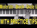 Moderato  - Grade 6 ABRSM Piano 2019/2020 B1 with PRACTICE TIPS