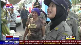 Satpol PP Cantik di Surabaya